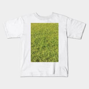 Texture - Green Grass Kids T-Shirt